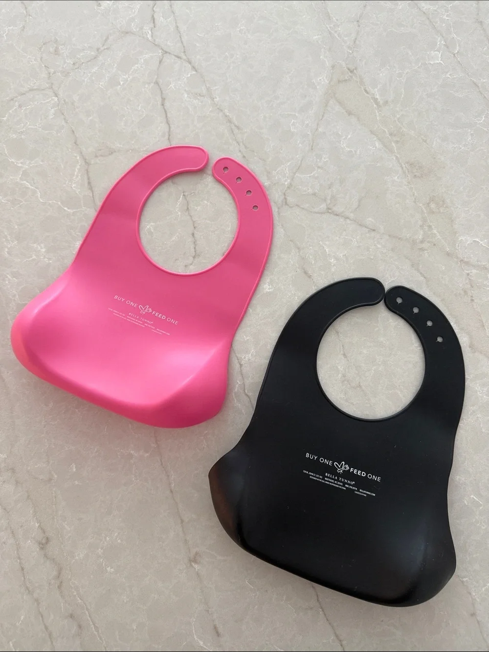 Kids Silicone Bib - Pink 